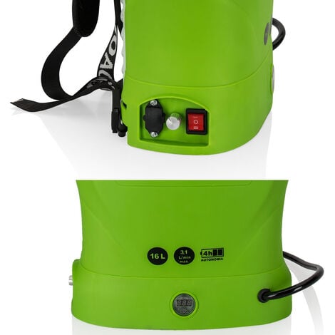 Pulvérisateur électrique à batterie VITO 12V 16L 6 bars max autonomie 4h chargeur inclus Végetaux jardin toitures