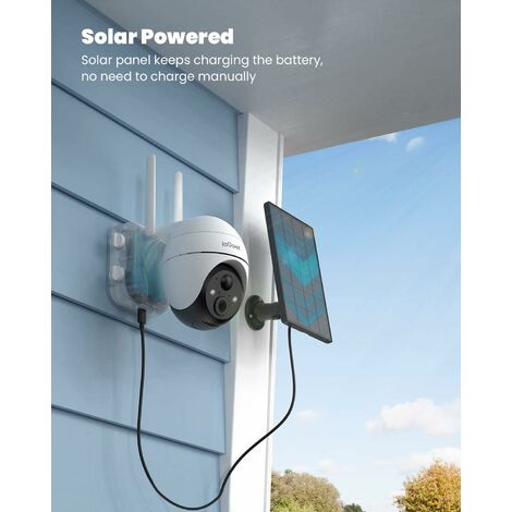 Caméra De Surveillance Extérieure CALEX 2K – PTZ 360°, Audio Bidirectionnel, Détection Mouvement, étanche IP65