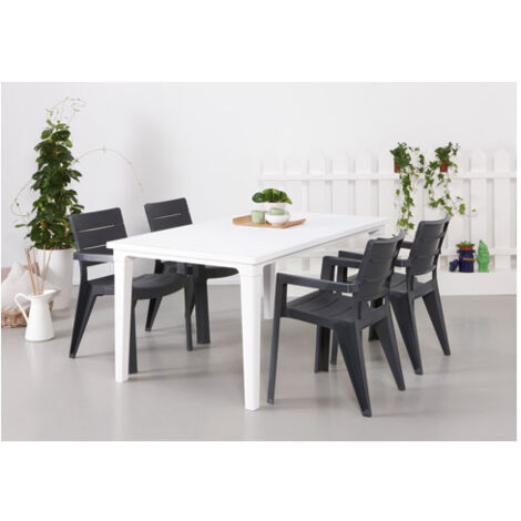 Mesa Resina Futura Blanco 165 X 94 Cm