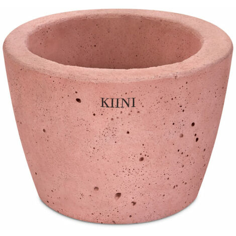 KIINI Beton-Outdoor-Topfblumen-Blumenständer für den Innenbereich - Garten M Rosa (1/3)