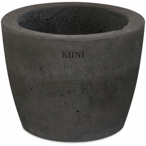 KIINI Beton-Outdoor-Topfblumen-Blumenständer für den Innenbereich - Garten M Graphit (1/3)