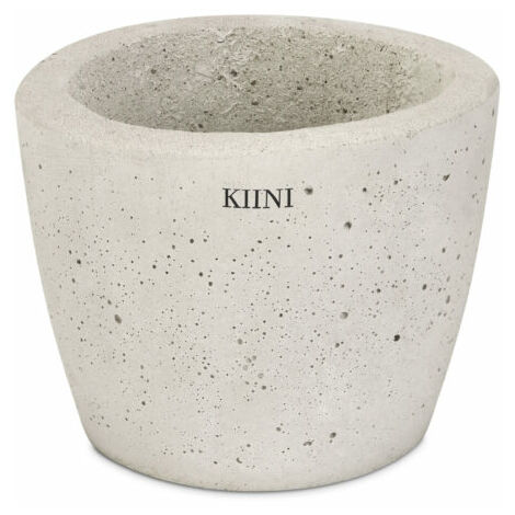KIINI Beton-Outdoor-Topfblumen-Blumenständer für den Innenbereich - Garten S Weiß (1/3)