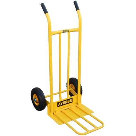 AYERBE - 580840 - Carretilla Construcción AY-350-CN con Ruedas Neumáticas  - 350 Kilos de Carga