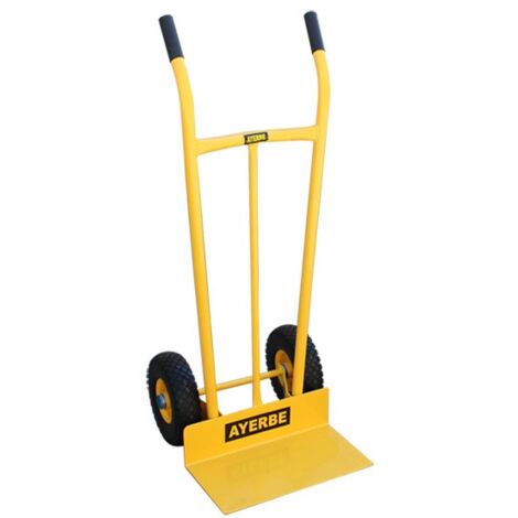 AYERBE - 580470 - Carretilla Carga AY-300-SN con Rueda Neumáticas - 300 Kilos de Carga