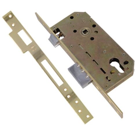 -CAHERSA- Cerradura AMIG BASE 200-50/85 Acero Latonado