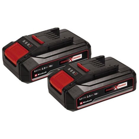 -CAHERSA- BATERIA REPUESTO 18V PXC Twinpack 2,5 Ah en caja carton EINHELL