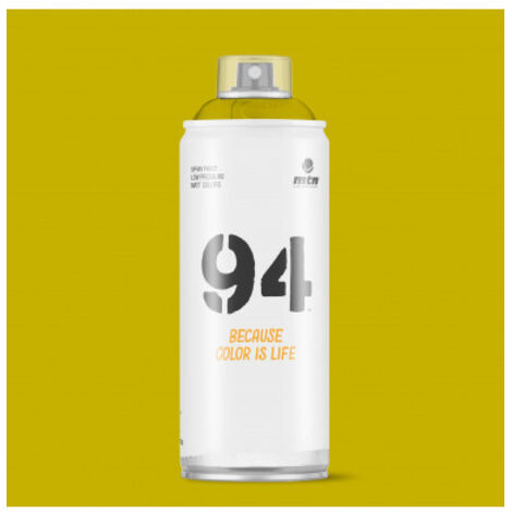 -CAHERSA- Pintura en Spray MTN Hardcore 400 ml 94 AMARILLO YOSEMITE 400ML