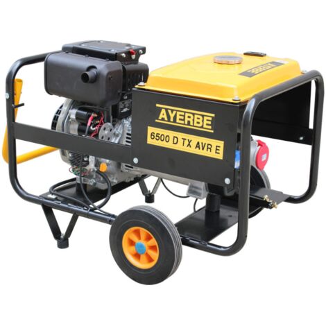AYERBE - 5418585 - Generador 6500 D MN AVR con Arranque Eléctrico Motor YANMAR (1/4)