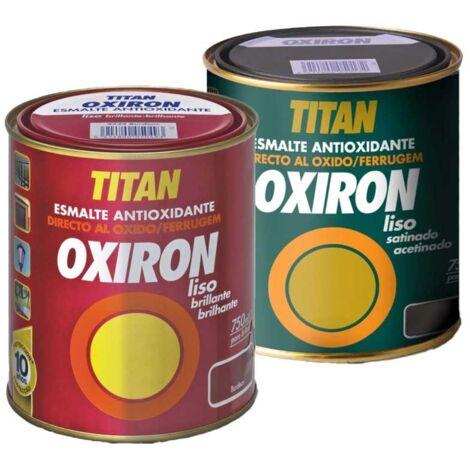-CAHERSA- PINTURA OXIRON LISO MARFIL 750 ML TITAN (1/3)