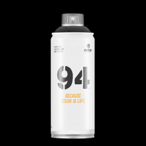 -CAHERSA- Pintura en Spray MTN Hardcore 400 ml 94 NEGRO R-9011 400ML
