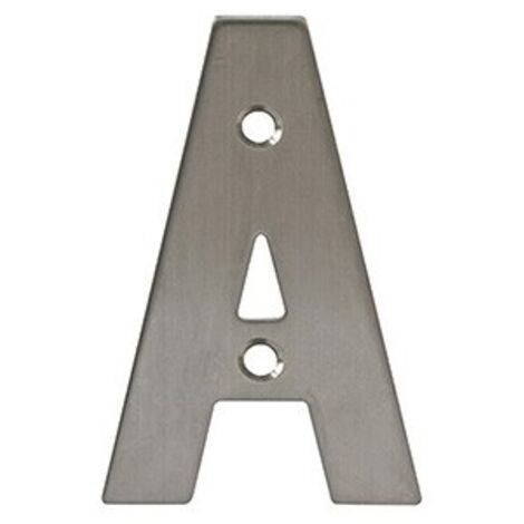 -CAHERSA- Letra A-4" Acero InoxidableIDABLE 18/8  AMIG