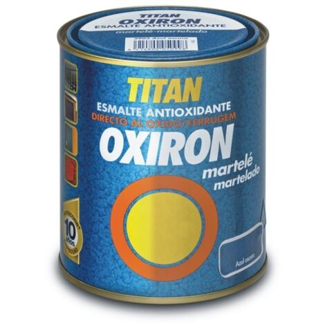-CAHERSA- PINTURA OXIRON MARTELE AZUL 750 ML TITAN