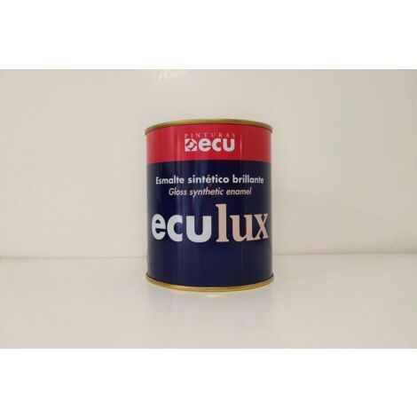 -CAHERSA- Pintura Esmalte Sintético ECU ECULUX TABACO 4 LTRS (1/2)
