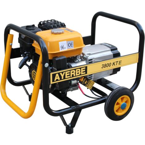 AYERBE - 5430015 - Grupo Electrógeno 3800 KT MN - Monofásico Motor KIOTSU con Arranque Eléctrico