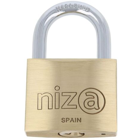 -CAHERSA- CANDADO NIZA AN-20 Latón Mate  AMIG