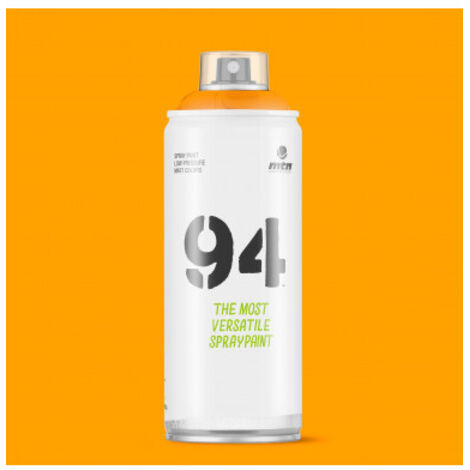 -CAHERSA- Pintura en Spray MTN Hardcore 400 ml 94 FLUORESCENTE NARANJA (1/2)