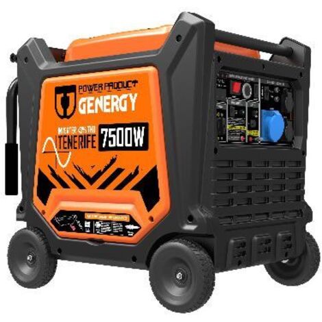 -CAHERSA- Generador Inverter TENERIFE 7500W RC GENERGY Grupo de Luz