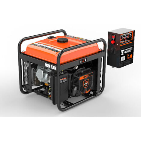 -CAHERSA- Generador Inverter CRETA ATS 7500W GENERGY Grupo de Luz