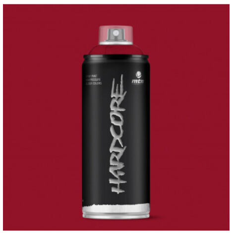 -CAHERSA- Pintura en Spray MTN Hardcore 400 ml HD2 RV-3004 ROJO BURDEOS 400