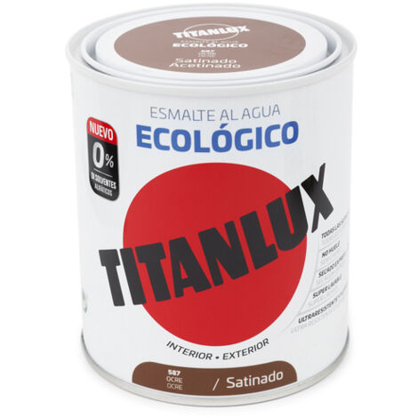Titanlux Ecológico Esmalte al agua mulisuperficie Satinado Ocre 750 ml