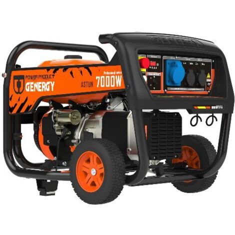 -CAHERSA- Generador Gasolina ASTUN ES 7000W Grupo de Luz