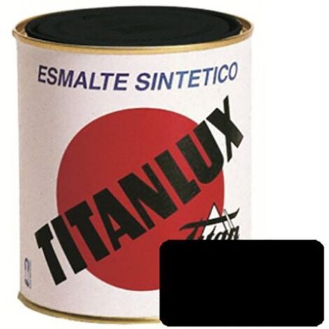 Esmalte Sintético Monocapa Brillante Negro 250ml Titanlux (1/3)