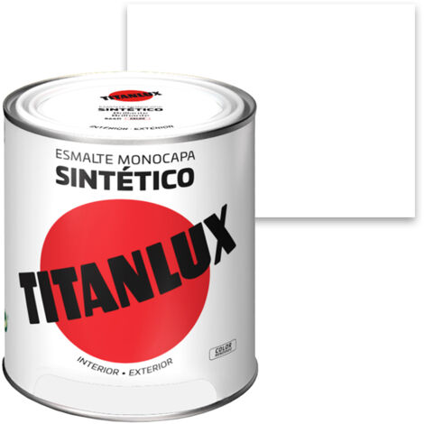 -CAHERSA- PINTURA TITANLUX BLANCO MATE 750 ML TITAN