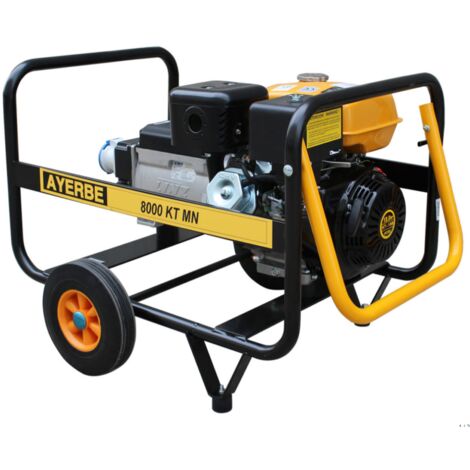 AYERBE - 5430045 - Grupo Electrógeno 8000 KT MN - Monofásico Motor KIOTSU con Arranque Eléctrico (1/5)