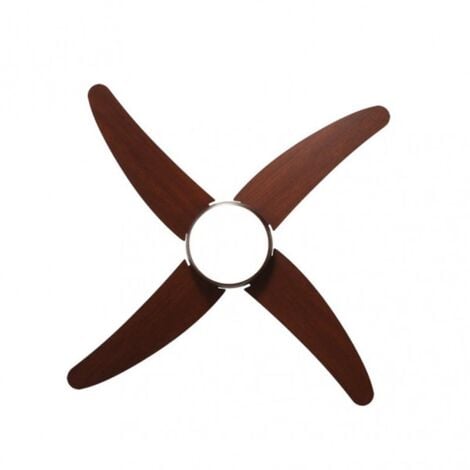 -CAHERSA- Ventilador de Techo  2XE27 DC KLOD RUSTICO/NOGAL 4 ASP.6