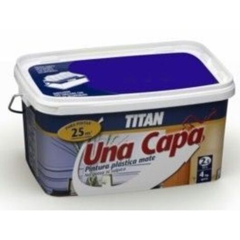 PINTURA PLASTICA UNA CAPA MATE