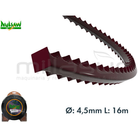 -CAHERSA- NYLON DIENTE TIBURN 4.5 x 16 m. RESISTENTE Y DURADERO (1/2)