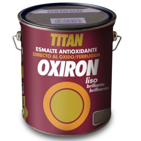 -CAHERSA- PINTURA OXIRON LISO TABACO 4LT TITAN (1/2)