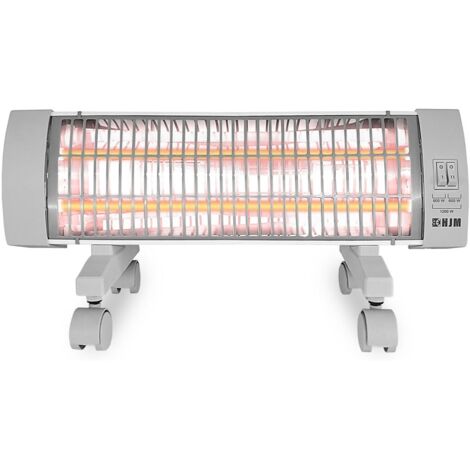Estufa Eléctrica Cristal de cuarzo 1200W Colocación Piso HJM H.J- (1/4)