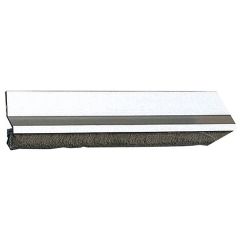 Burlete puerta n 2 de 100cm aluminio plata 2076 amig
