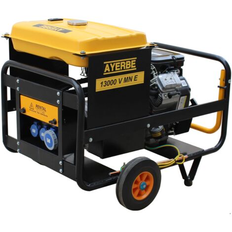 AYERBE - 5418005 - Generador 13000 V MN - Monofásico con Arranque Eléctrico Motor Vanguard