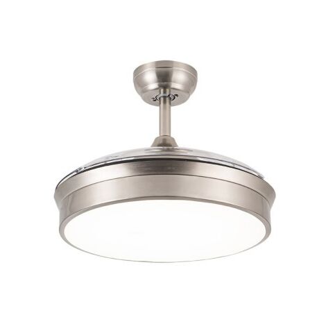 -CAHERSA- Ventilador de Techo  DC CALA NIQUEL 72W 7200LM 3 ASP.DESP.109D
