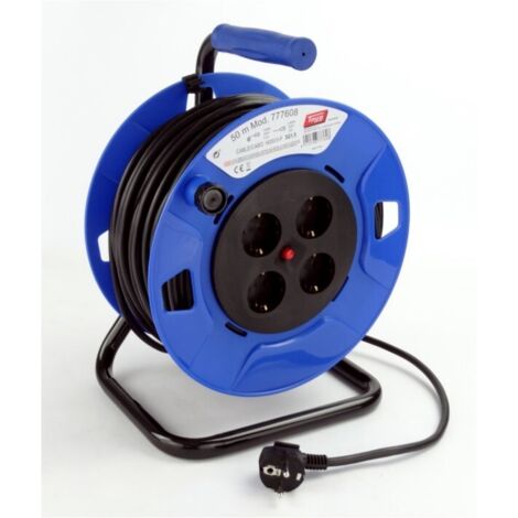 Enrollacable 3x1,5mm 50mt 3000v 265mm ip20 4t-tt term. tayg
