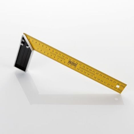 Escuadra Acero Templado ALYCO Mando de Aluminio 250mm (1/5)