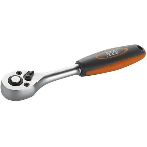 Llave De Carraca Acodada De Cuadradillo 1/4 72 Dientes Hr