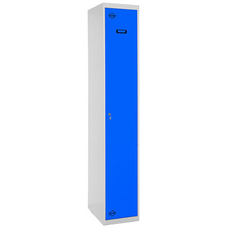 Taquillas metálicas SIMONLOCKER (180x40x50cm) GRIS Y AZUL