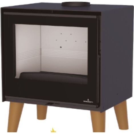 BRICOSOL ESTUFA CON INTERIOR EN FIRETEK Y CRISTAL VISION BRONPI MODELO ARUS