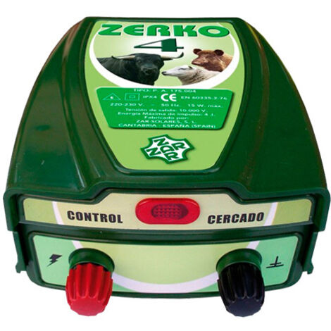 ZAR ZERKO 4 Pastor Eléctrico a Red para Control de Cercados, 220