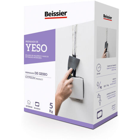 Yeso Restauracion Relleno Hueco 5 Kg Bl Int. Sujecion Mat. Beissier