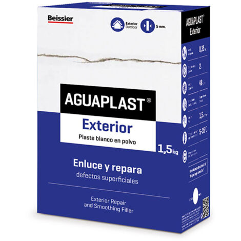 aguaplast exterior plaste en polvo caja estuche 1,5 kg 70034-003