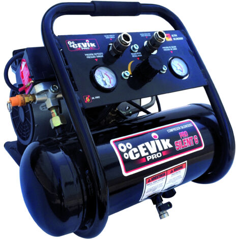 COMPRESOR CEVIK SILENCIOSO 6LT 1HP