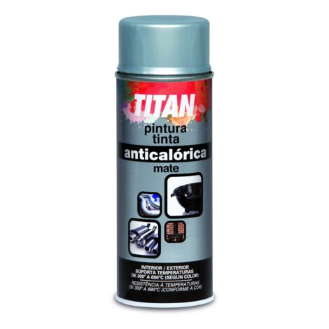 Pintura tinta anticalorica en Spray TITAN Rojo 200 ml (1/2)