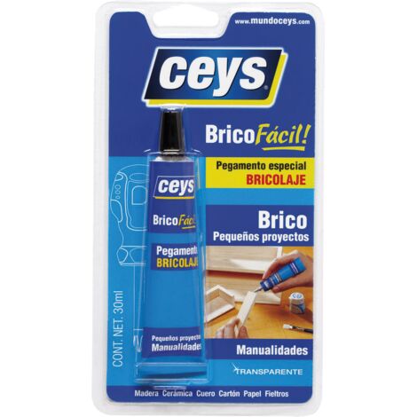 Adhesivo universal bricofácil transparente 30 ml (1/4)