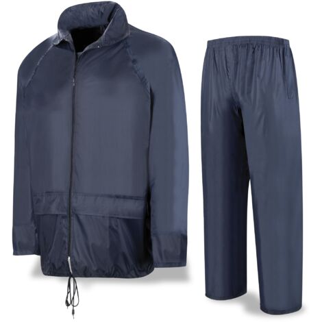 Traje de agua METEO tipo INGENIERO Poliéster/PVC azul marino Talla XXL