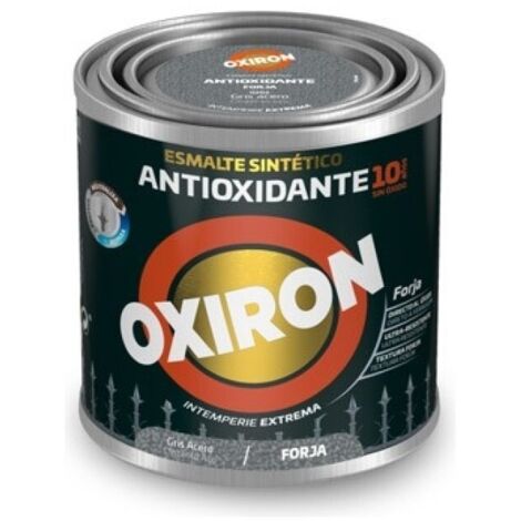 Esmalte antioxidante oxiron forja 250 ml gris acero