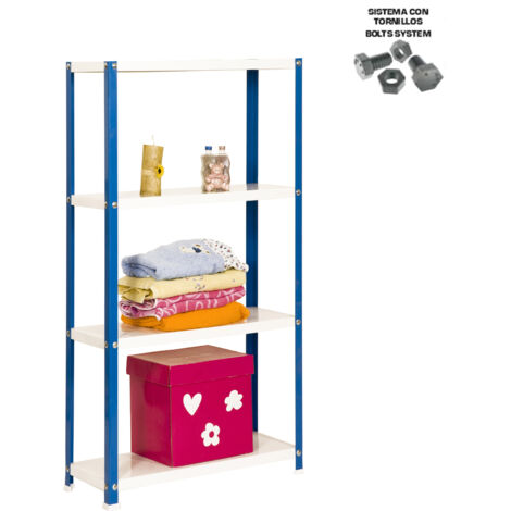 Estantería SIMONRACK Simonhome classic plus 4/400 azul/blanco (1/5)